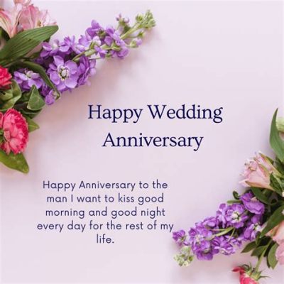 結婚記念日 メッセージ 一言